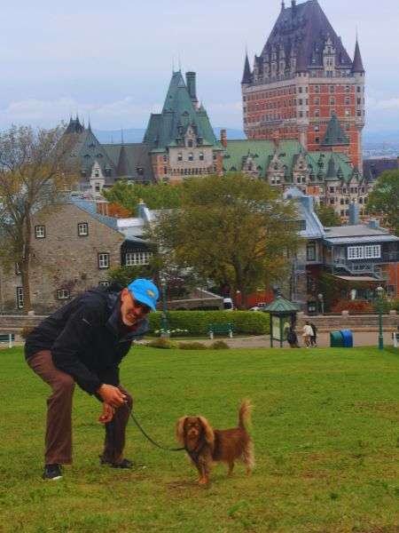 dog-friendly quebec city, citadel old town