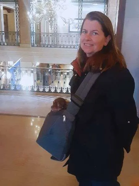 dog-friendly Chateau Frontenac tour, Quebec City